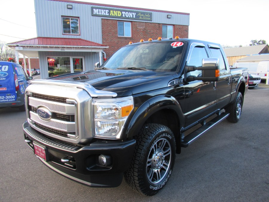 2014 Ford Super Duty F-350 SRW 4WD Crew Cab 172" Platinum, available for sale in South Windsor, Connecticut | Mike And Tony Auto Sales, Inc. South Windsor, Connecticut
