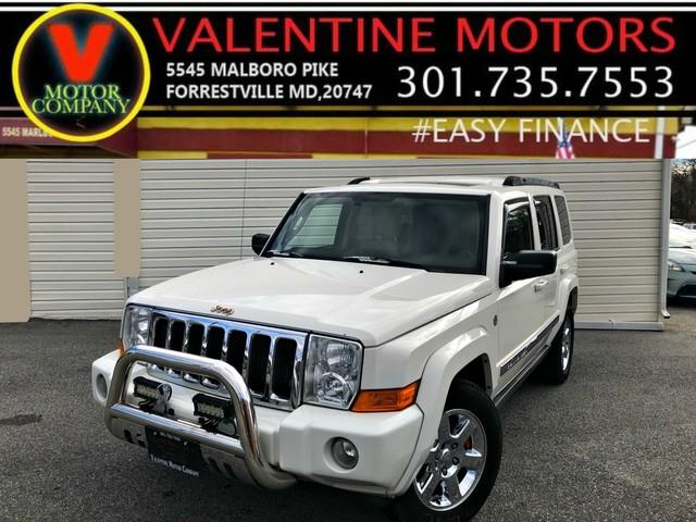 2007 Jeep Commander Limited, available for sale in Forestville, Maryland | Valentine Motor Company. Forestville, Maryland