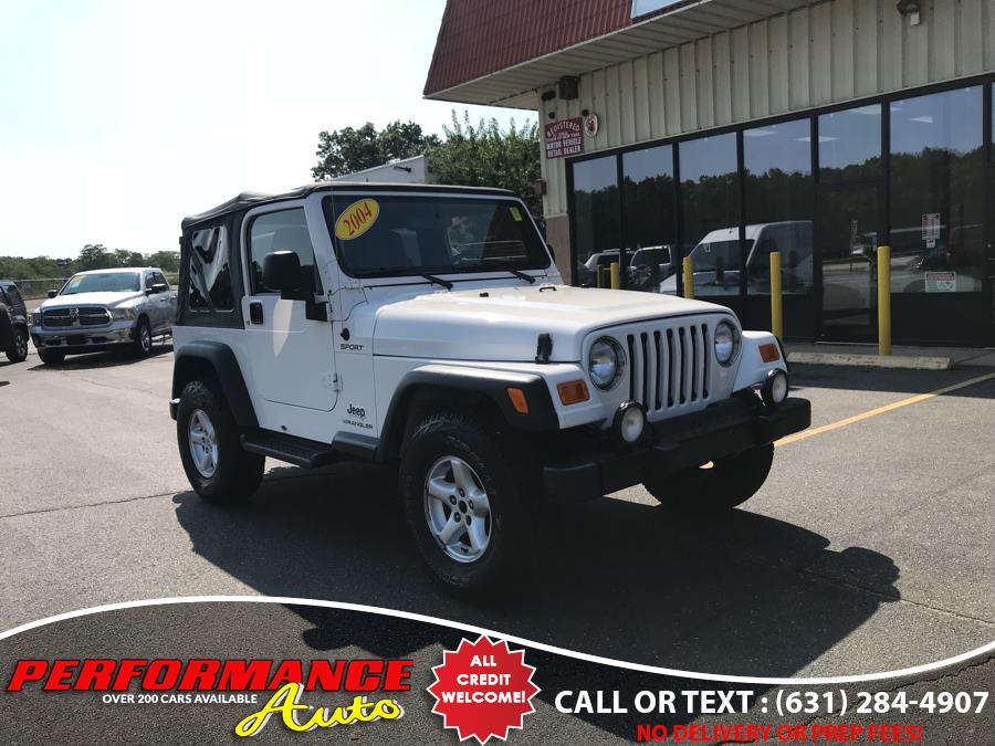 2004 Jeep Wrangler 2dr Sport, available for sale in Bohemia, New York | Performance Auto Inc. Bohemia, New York