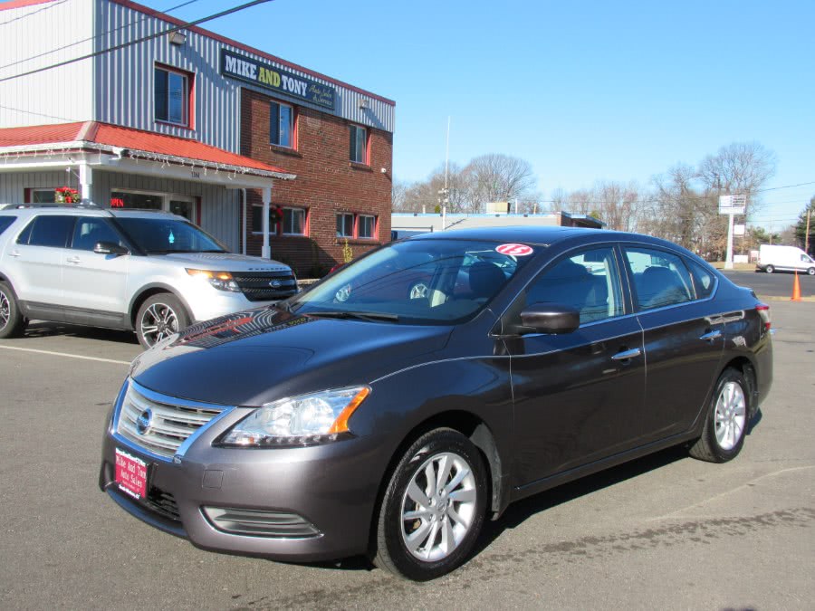 2015 Nissan Sentra 4dr Sdn I4 CVT SV, available for sale in South Windsor, Connecticut | Mike And Tony Auto Sales, Inc. South Windsor, Connecticut
