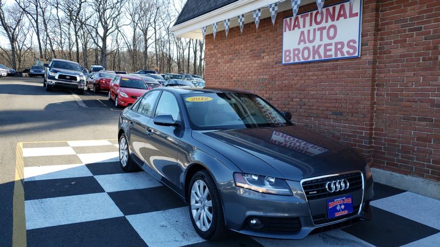 2012 Audi A4 4dr Sdn Quattro 2.0T Premium, available for sale in Waterbury, Connecticut | National Auto Brokers, Inc.. Waterbury, Connecticut