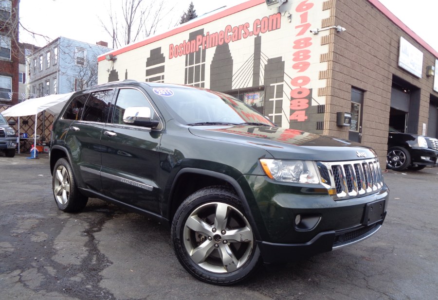 2011 Jeep Grand Cherokee Overland 4x4, available for sale in Chelsea, Massachusetts | Boston Prime Cars Inc. Chelsea, Massachusetts
