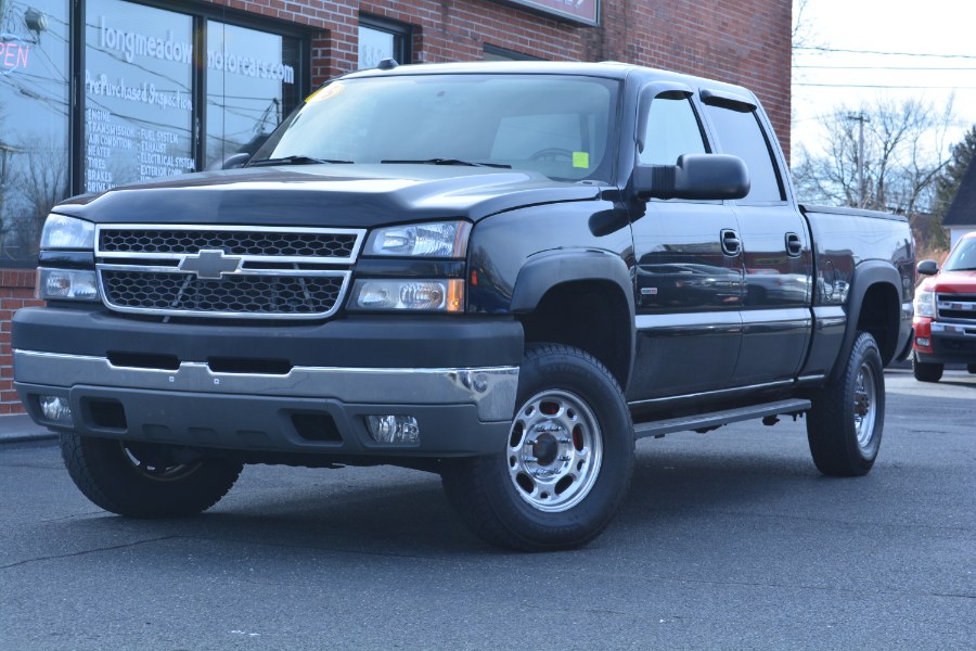 2005 Chevrolet Silverado 2500HD Crew Cab 153" WB 4WD LT, available for sale in ENFIELD, Connecticut | Longmeadow Motor Cars. ENFIELD, Connecticut