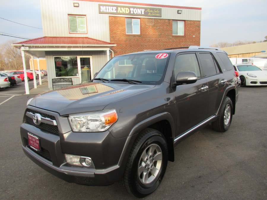 2012 Toyota 4Runner 4WD 4dr V6 SR5 (Natl), available for sale in South Windsor, Connecticut | Mike And Tony Auto Sales, Inc. South Windsor, Connecticut
