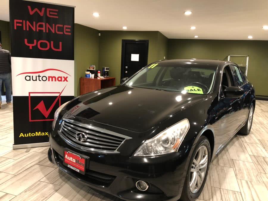 2011 INFINITI G37 Sedan 4dr x AWD, available for sale in West Hartford, Connecticut | AutoMax. West Hartford, Connecticut