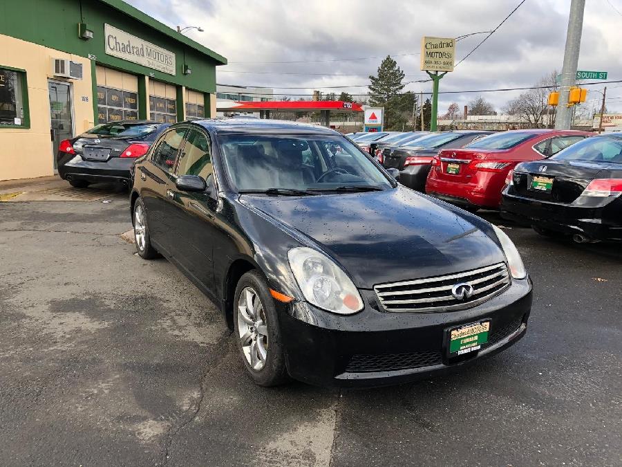 2005 Infiniti G35 Sedan G35x 4dr Sdn AWD Auto, available for sale in West Hartford, Connecticut | Chadrad Motors llc. West Hartford, Connecticut
