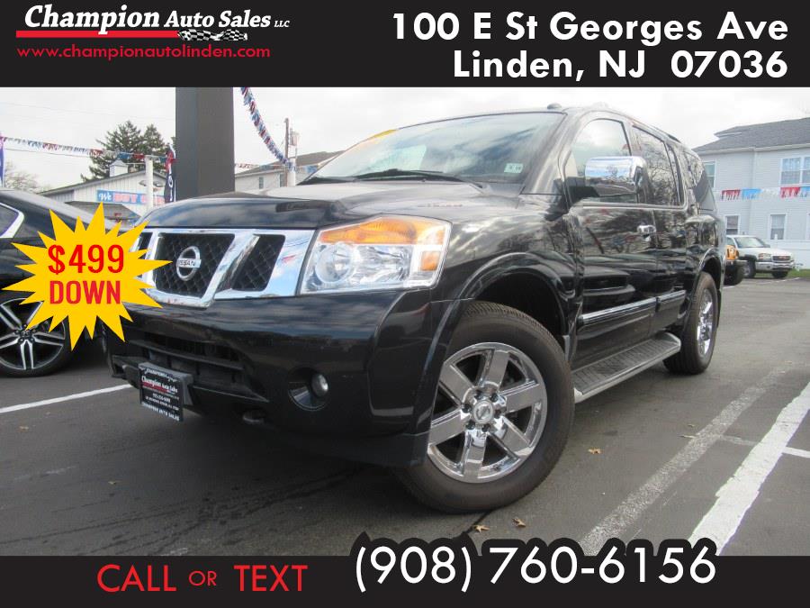 2013 Nissan Armada 4WD 4dr Platinum, available for sale in Linden, New Jersey | Champion Used Auto Sales. Linden, New Jersey