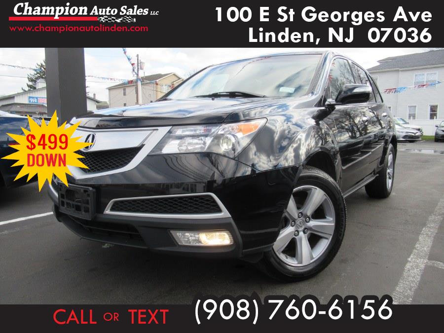 2012 Acura MDX AWD 4dr Tech/Entertainment Pkg, available for sale in Linden, New Jersey | Champion Used Auto Sales. Linden, New Jersey