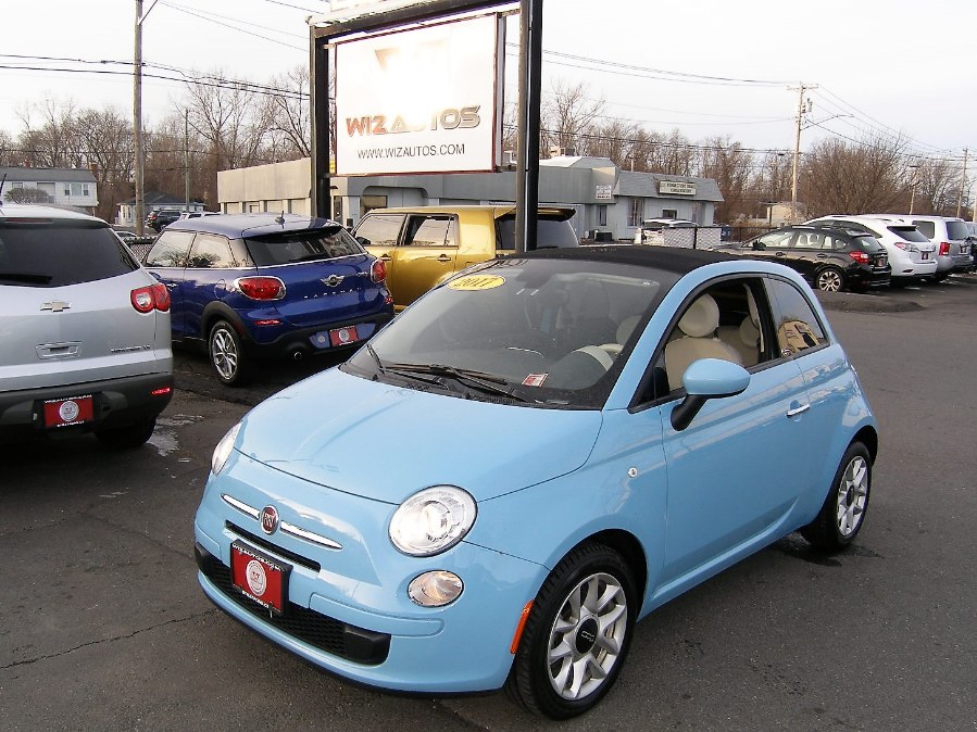 2017 FIAT 500c Pop Cabrio, available for sale in Stratford, Connecticut | Wiz Leasing Inc. Stratford, Connecticut