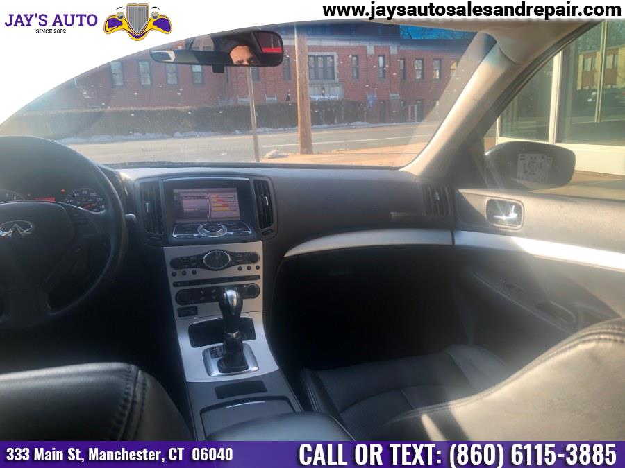 2009 Infiniti G37 Sedan 4dr Base RWD, available for sale in Manchester, Connecticut | Jay's Auto. Manchester, Connecticut 2009 Infiniti G37 Sedan 4dr Base RWD, available for sale in Manchester, Connecticut | Jay's Auto. Manchester, Connecticut
