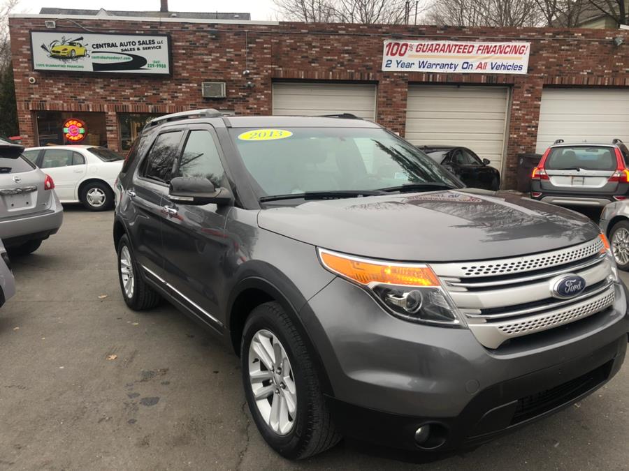 2013 Ford Explorer 4WD 4dr XLT, available for sale in New Britain, Connecticut | Central Auto Sales & Service. New Britain, Connecticut