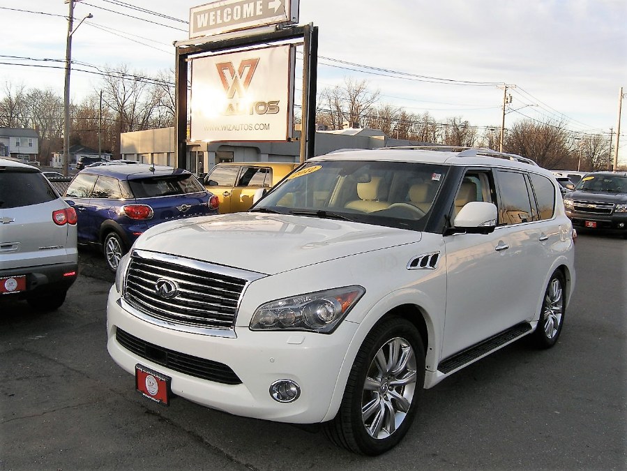 2012 INFINITI QX56 4WD 4dr 7-passenger, available for sale in Stratford, Connecticut | Wiz Leasing Inc. Stratford, Connecticut