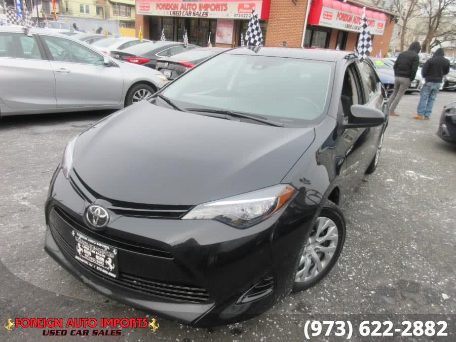 2017 Toyota Corolla LE CVT (Natl), available for sale in Irvington, New Jersey | Foreign Auto Imports. Irvington, New Jersey