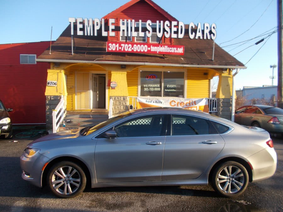 2015 Chrysler 200 4dr Sdn Limited FWD, available for sale in Temple Hills, Maryland | Temple Hills Used Car. Temple Hills, Maryland