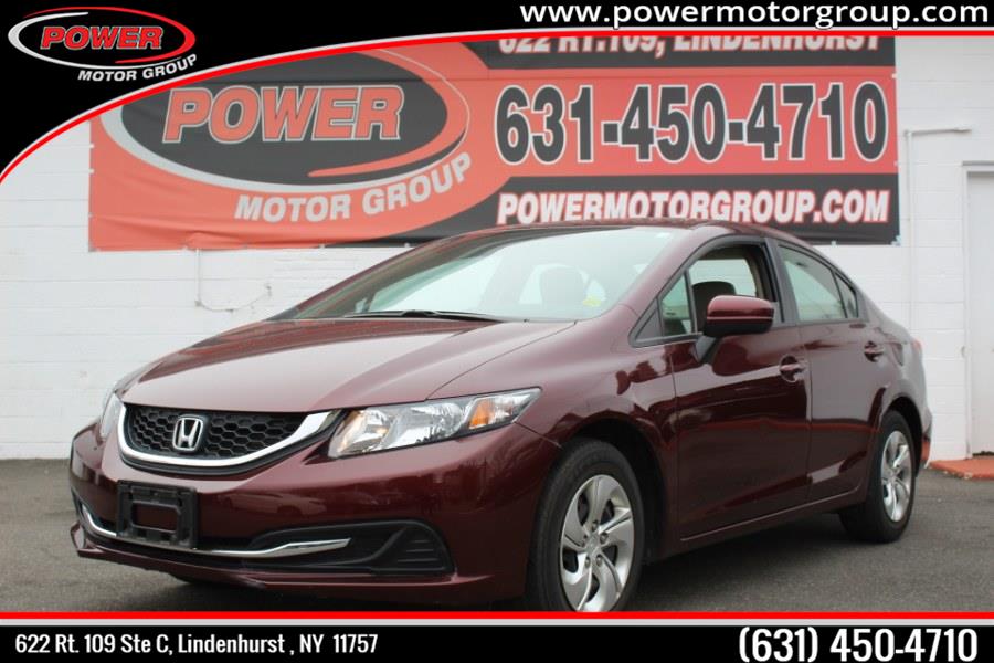 2014 Honda Civic Sedan 4dr CVT LX, available for sale in Lindenhurst, New York | Power Motor Group. Lindenhurst, New York