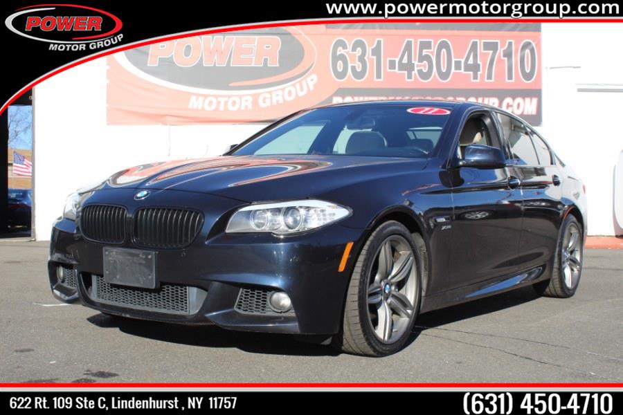 2011 BMW 5 Series Msport 550 4dr Sdn 550i xDrive AWD, available for sale in Lindenhurst, New York | Power Motor Group. Lindenhurst, New York