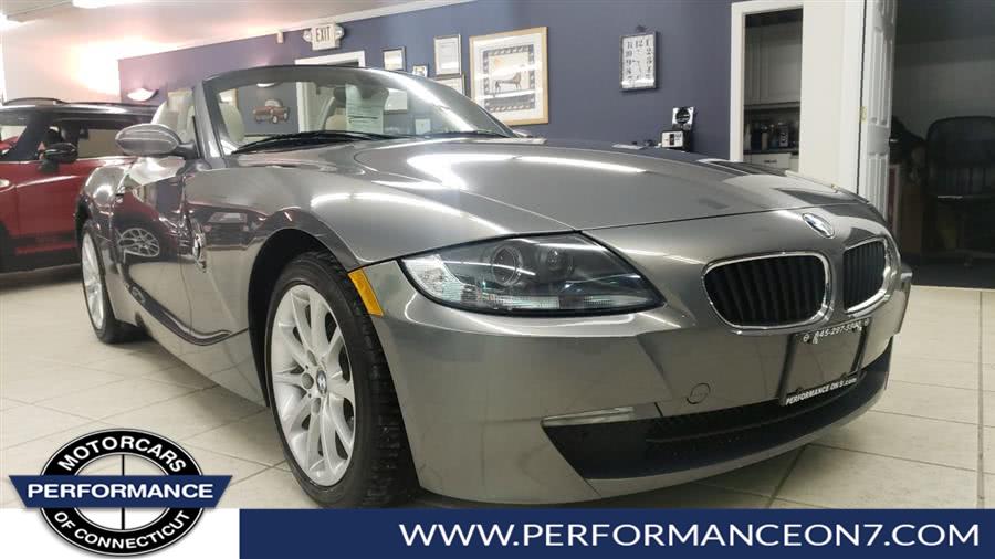 2008 BMW Z4 2dr Roadster 3.0i, available for sale in Wilton, Connecticut | Performance Motor Cars Of Connecticut LLC. Wilton, Connecticut