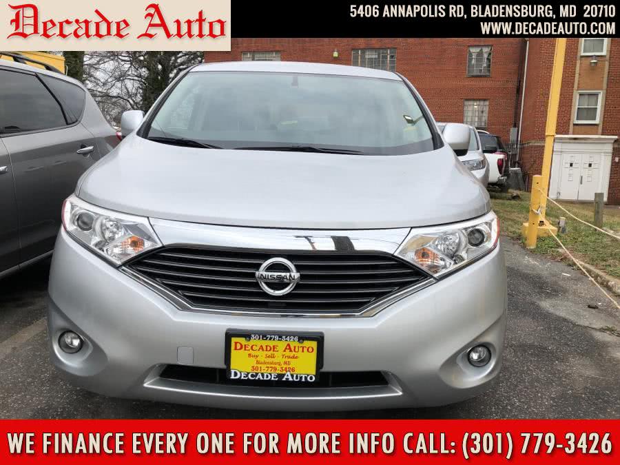 2014 Nissan Quest 4dr SV, available for sale in Bladensburg, Maryland | Decade Auto. Bladensburg, Maryland