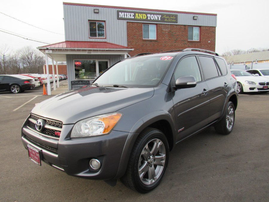 2009 Toyota RAV4 4WD 4dr V6 5-Spd AT Sport, available for sale in South Windsor, Connecticut | Mike And Tony Auto Sales, Inc. South Windsor, Connecticut