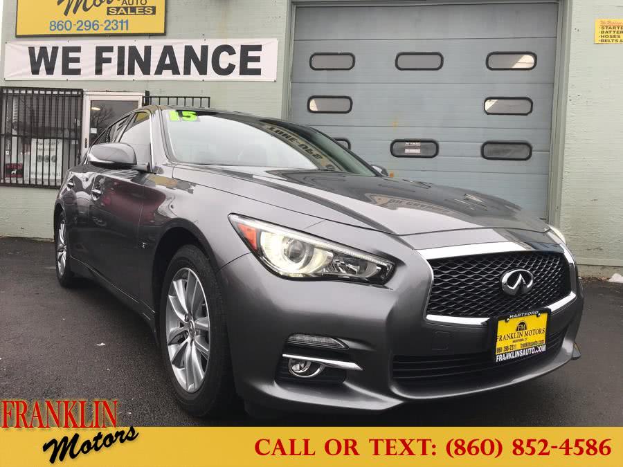 2015 Infiniti Q50 4dr Sdn Premium AWD, available for sale in Hartford, Connecticut | Franklin Motors Auto Sales LLC. Hartford, Connecticut