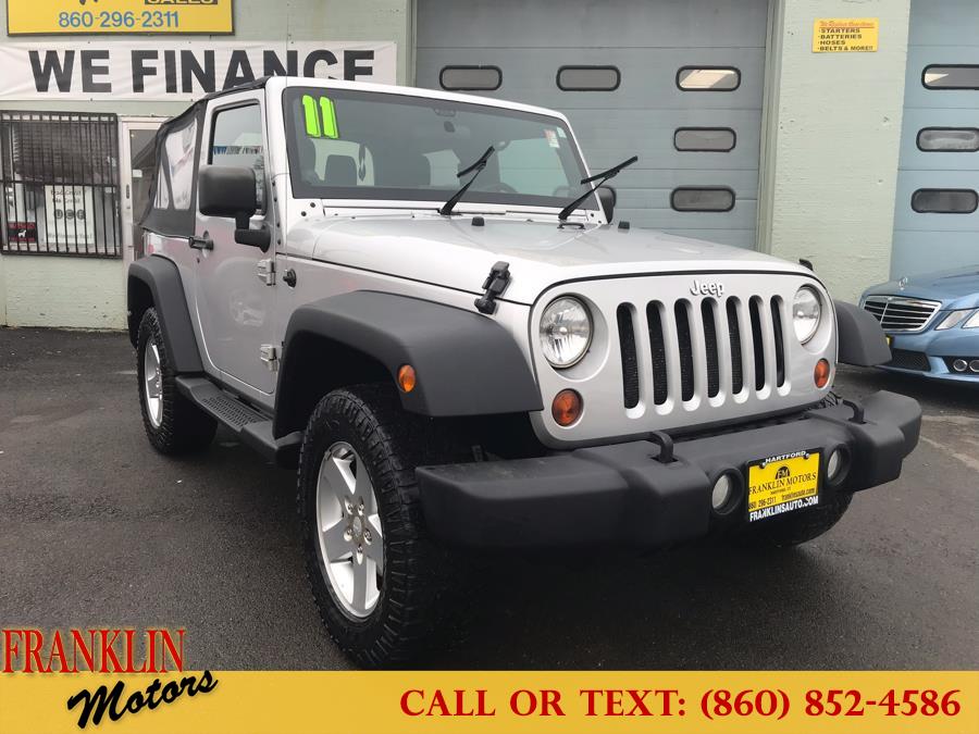2011 Jeep Wrangler 4WD 2dr Sport, available for sale in Hartford, Connecticut | Franklin Motors Auto Sales LLC. Hartford, Connecticut
