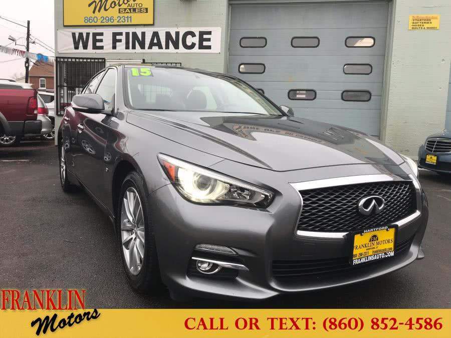 2015 Infiniti Q50 4dr Sdn AWD, available for sale in Hartford, Connecticut | Franklin Motors Auto Sales LLC. Hartford, Connecticut