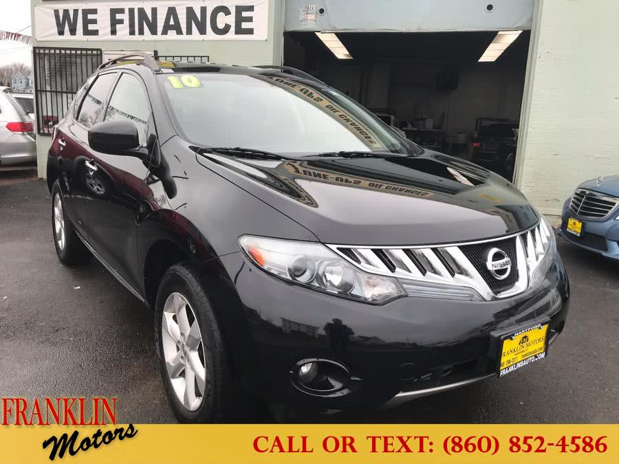 2010 Nissan Murano AWD 4dr SL, available for sale in Hartford, Connecticut | Franklin Motors Auto Sales LLC. Hartford, Connecticut