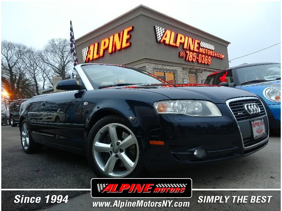 2007 Audi A4 2007 2dr Cabrio Auto 3.2L quattro, available for sale in Wantagh, New York | Alpine Motors Inc. Wantagh, New York