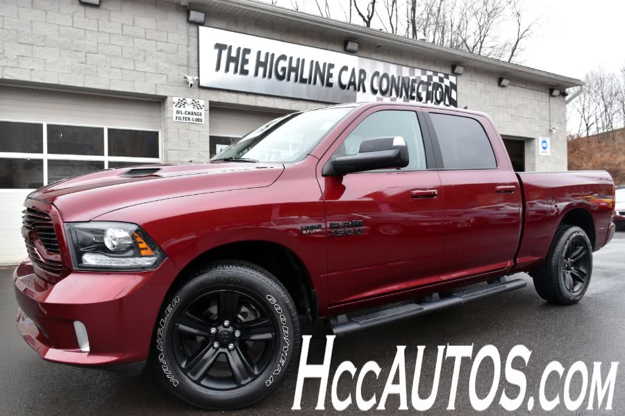 2018 Ram 1500 Sport 4x4 Crew Cab, available for sale in Waterbury, Connecticut | Highline Car Connection. Waterbury, Connecticut