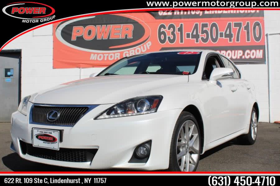 2012 Lexus IS 250 Sport Nav 4dr Sport Sdn Auto AWD, available for sale in Lindenhurst, New York | Power Motor Group. Lindenhurst, New York