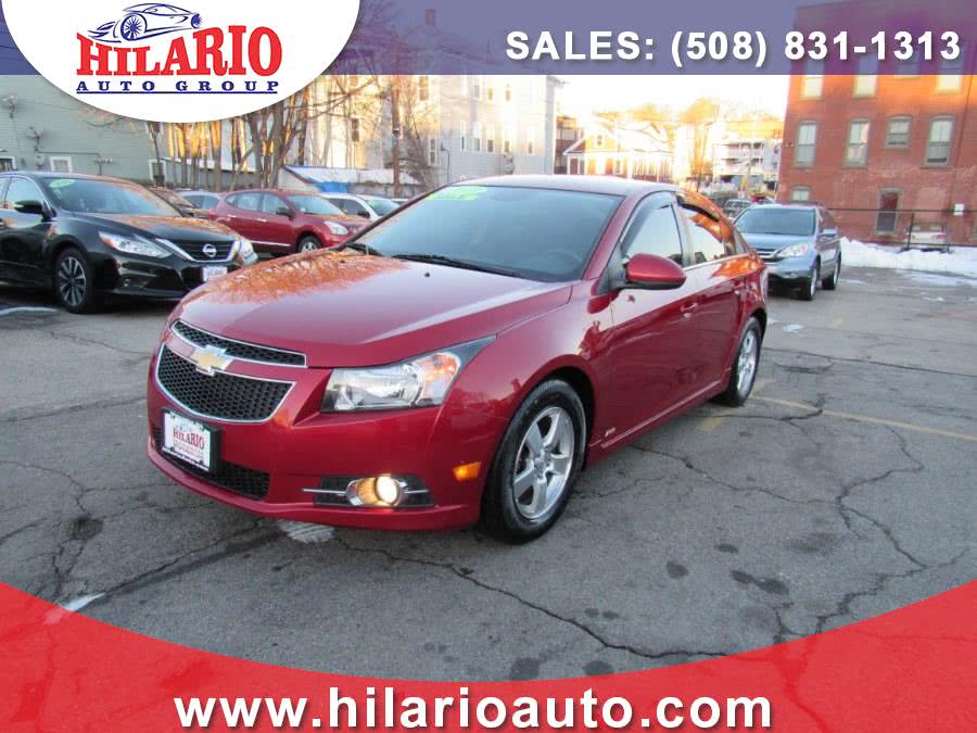2013 Chevrolet Cruze 4dr Sdn Auto 1LT, available for sale in Worcester, Massachusetts | Hilario's Auto Sales Inc.. Worcester, Massachusetts