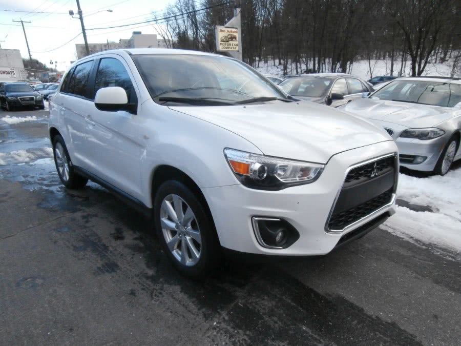 2015 Mitsubishi Outlander Sport AWD 4dr CVT 2.4 ES, available for sale in Waterbury, Connecticut | Jim Juliani Motors. Waterbury, Connecticut