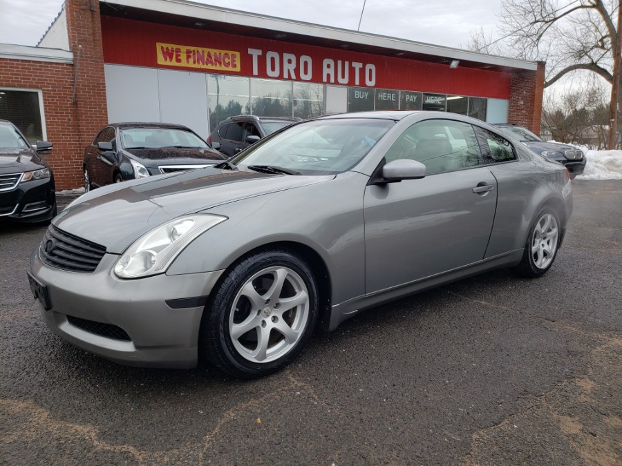 2007 Infiniti G35 Coupe Coupe Leather Sunroof, available for sale in East Windsor, Connecticut | Toro Auto. East Windsor, Connecticut