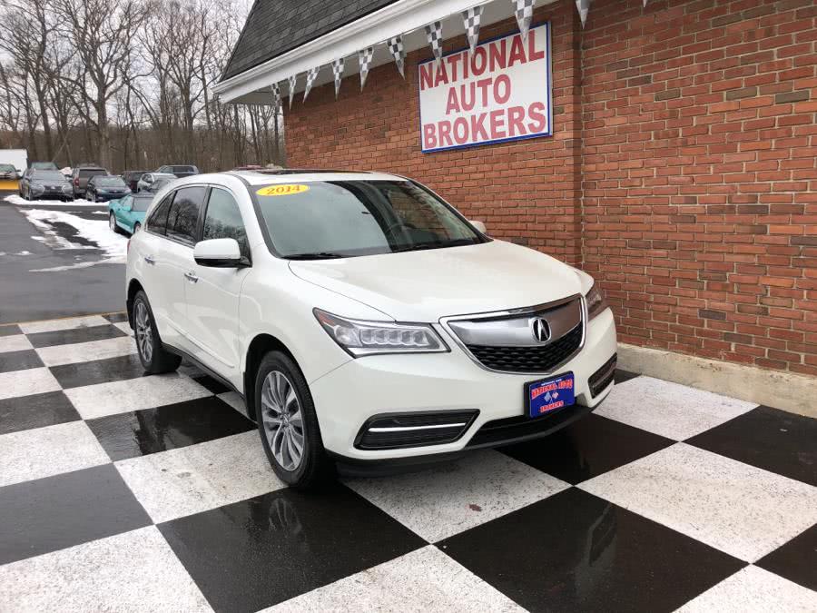 2014 Acura MDX AWD 4dr Tech Pkg, available for sale in Waterbury, Connecticut | National Auto Brokers, Inc.. Waterbury, Connecticut