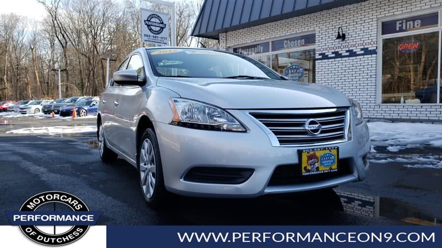2015 Nissan Sentra 4dr Sdn I4 CVT S, available for sale in Wappingers Falls, New York | Performance Motor Cars. Wappingers Falls, New York