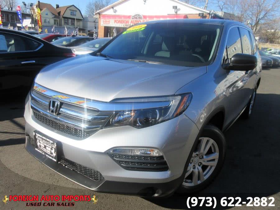 2016 Honda Pilot AWD 4dr LX, available for sale in Irvington, New Jersey | Foreign Auto Imports. Irvington, New Jersey
