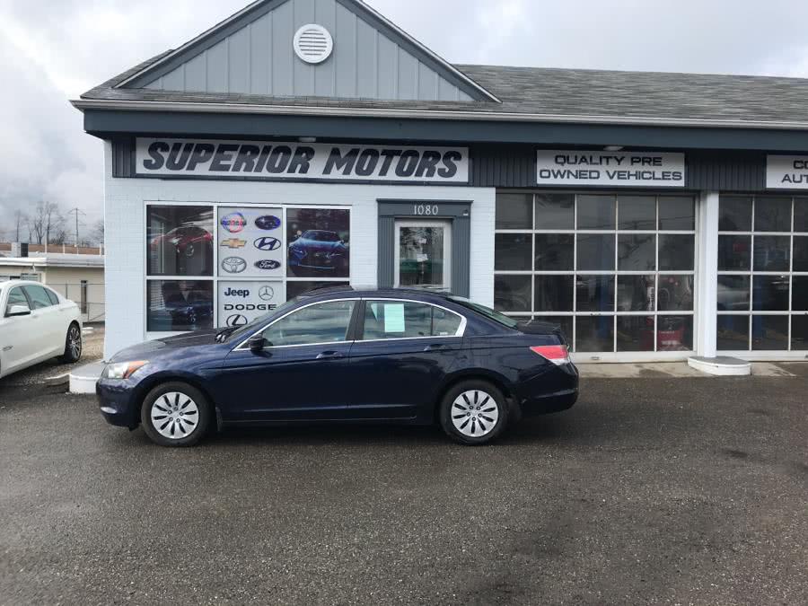 2009 Honda Accord Sdn 4dr I4 Auto LX, available for sale in Milford, Connecticut | Superior Motors LLC. Milford, Connecticut