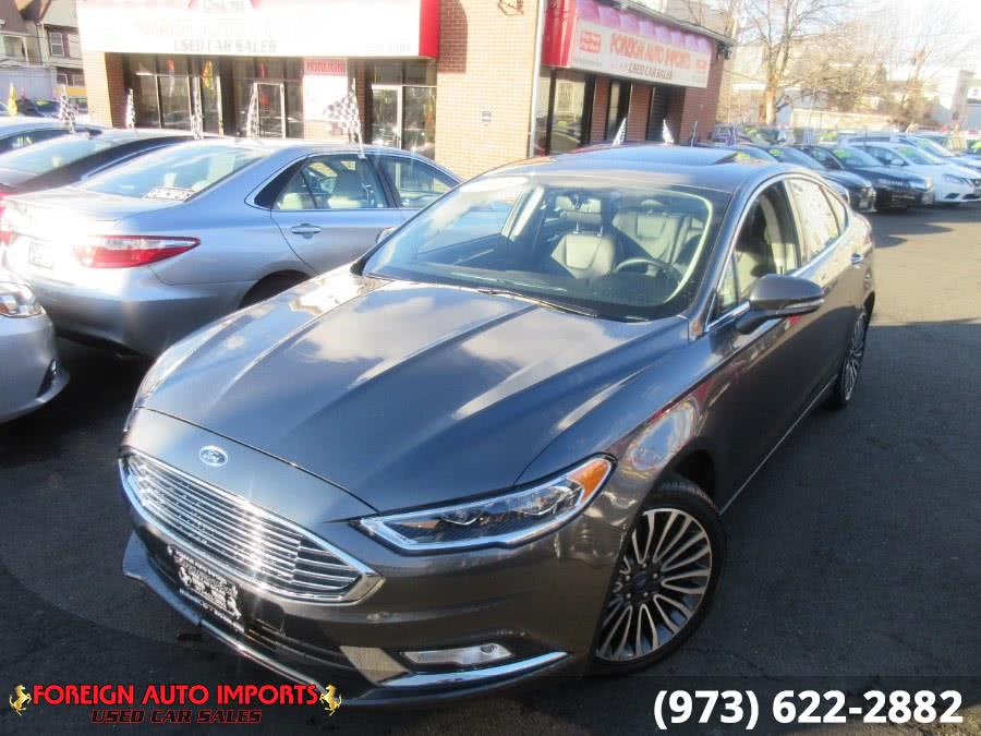 2018 Ford Fusion Titanium AWD, available for sale in Irvington, New Jersey | Foreign Auto Imports. Irvington, New Jersey