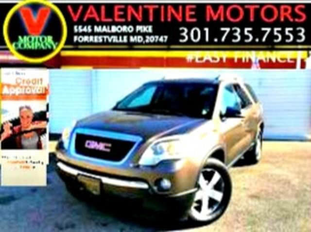 2012 GMC Acadia SLT1, available for sale in Forestville, Maryland | Valentine Motor Company. Forestville, Maryland