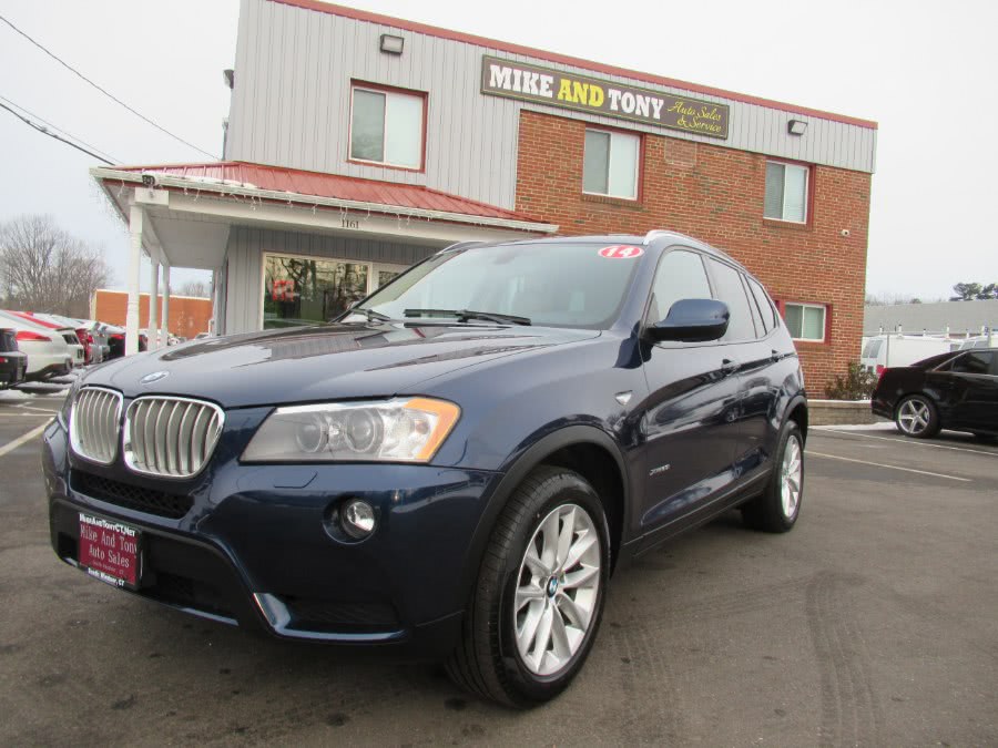 2014 BMW X3 AWD 4dr xDrive28i, available for sale in South Windsor, Connecticut | Mike And Tony Auto Sales, Inc. South Windsor, Connecticut