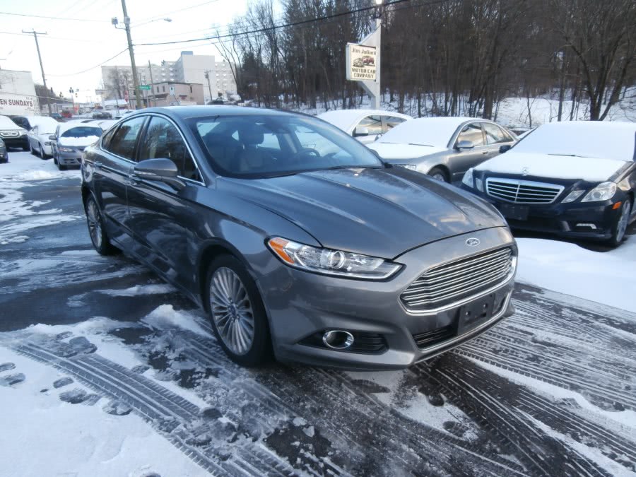2013 Ford Fusion 4dr Sdn Titanium AWD, available for sale in Waterbury, Connecticut | Jim Juliani Motors. Waterbury, Connecticut