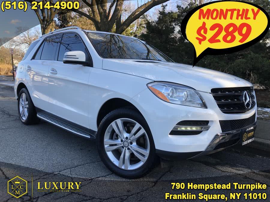Used Mercedes-Benz M-Class 4MATIC 4dr ML350 2015 | Luxury Motor Club. Franklin Square, New York