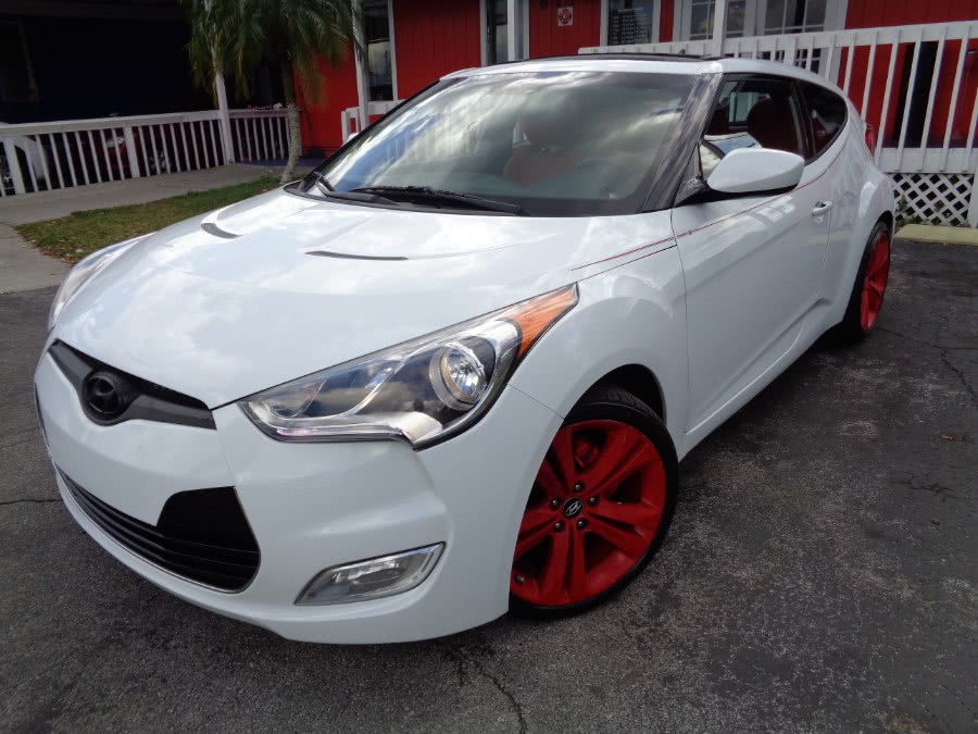 2012 Hyundai Veloster 3dr Cpe Man w/Red Int, available for sale in Winter Park, Florida | Rahib Motors. Winter Park, Florida
