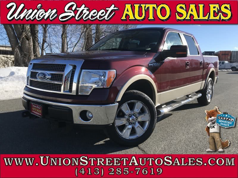 2010 Ford F-150 4WD SuperCrew 145" Lariat, available for sale in West Springfield, Massachusetts | Union Street Auto Sales. West Springfield, Massachusetts