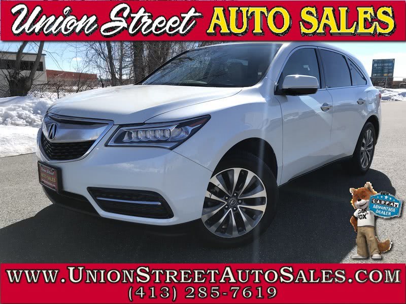 2014 Acura MDX SH-AWD 4dr Tech Pkg, available for sale in West Springfield, Massachusetts | Union Street Auto Sales. West Springfield, Massachusetts