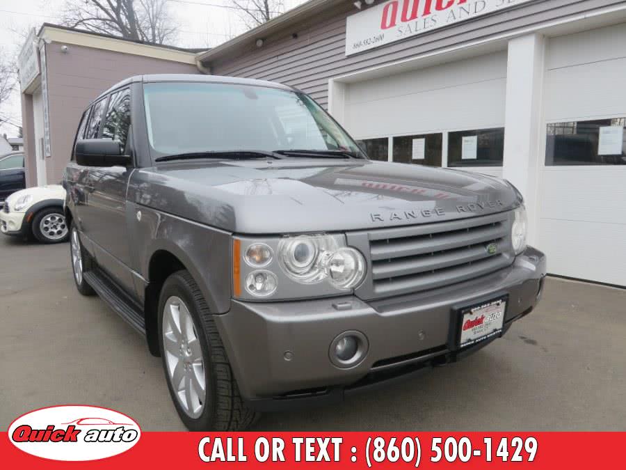 2007 Land Rover Range Rover 4WD 4dr HSE, available for sale in Bristol, Connecticut | Quick Auto LLC. Bristol, Connecticut