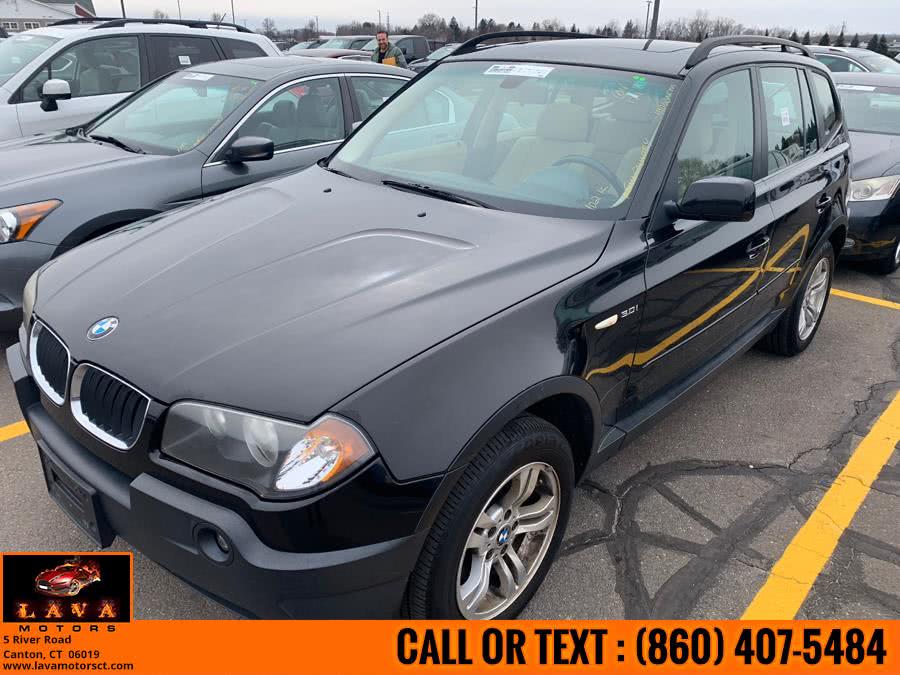 2004 BMW X3 X3 4dr AWD 3.0i, available for sale in Canton, Connecticut | Lava Motors. Canton, Connecticut