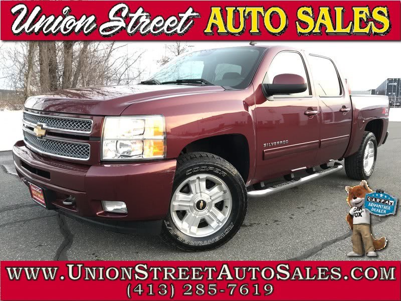 2013 Chevrolet Silverado 1500 4WD Crew Cab 143.5" LT, available for sale in West Springfield, Massachusetts | Union Street Auto Sales. West Springfield, Massachusetts