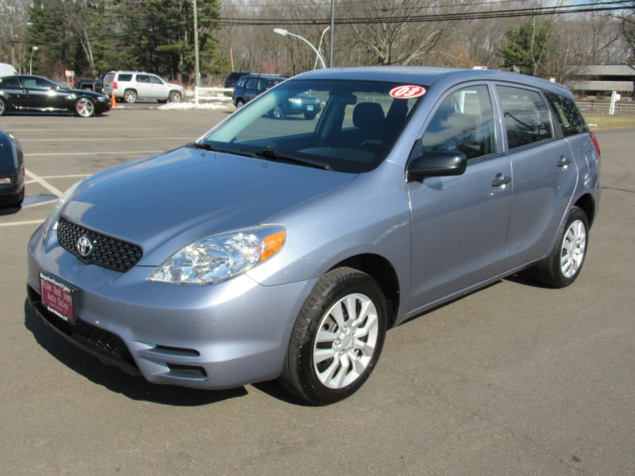 2003 Toyota Matrix 5dr Wgn XR Auto AWD (Natl), available for sale in South Windsor, Connecticut | Mike And Tony Auto Sales, Inc. South Windsor, Connecticut