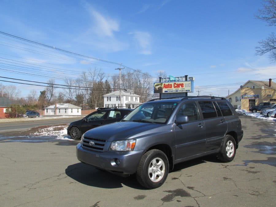 2007 Toyota Highlander 4WD 4dr 4-Cyl (Natl), available for sale in Vernon , Connecticut | Auto Care Motors. Vernon , Connecticut